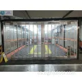 Puerta plegable comercial alta transparente